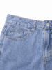 GILIPUR Lockere, lässige Denim-Hose mit weitem Bein TL012