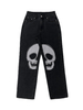 GILIPUR Street Hip Hop Totenkopf Vintage bedruckte Jeans TL264