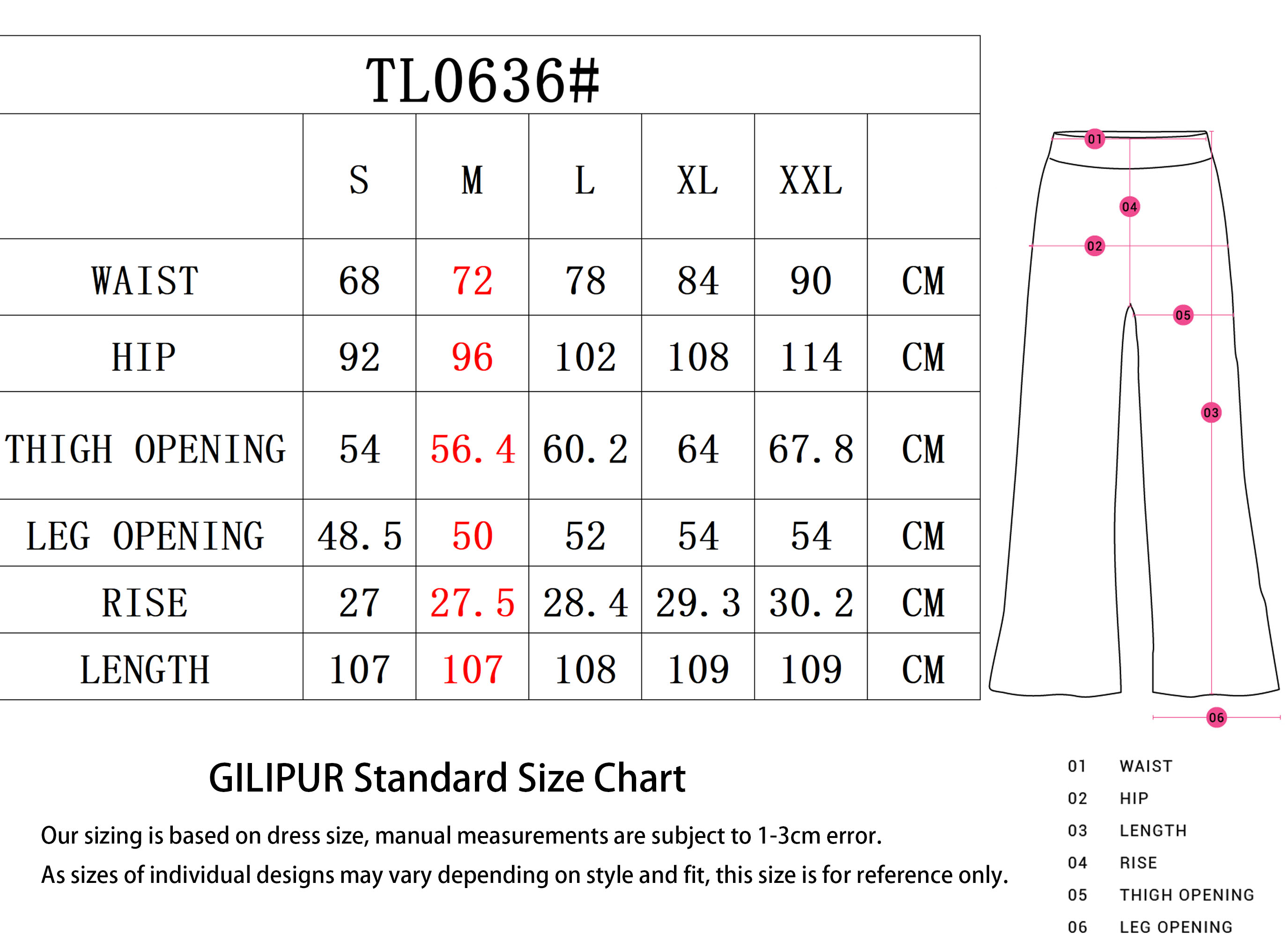 SIZE GUIDE-恢复的 拷贝