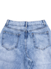 GILIPUR Hoch taillierte, schmale Jeans mit weitem Bein TL150