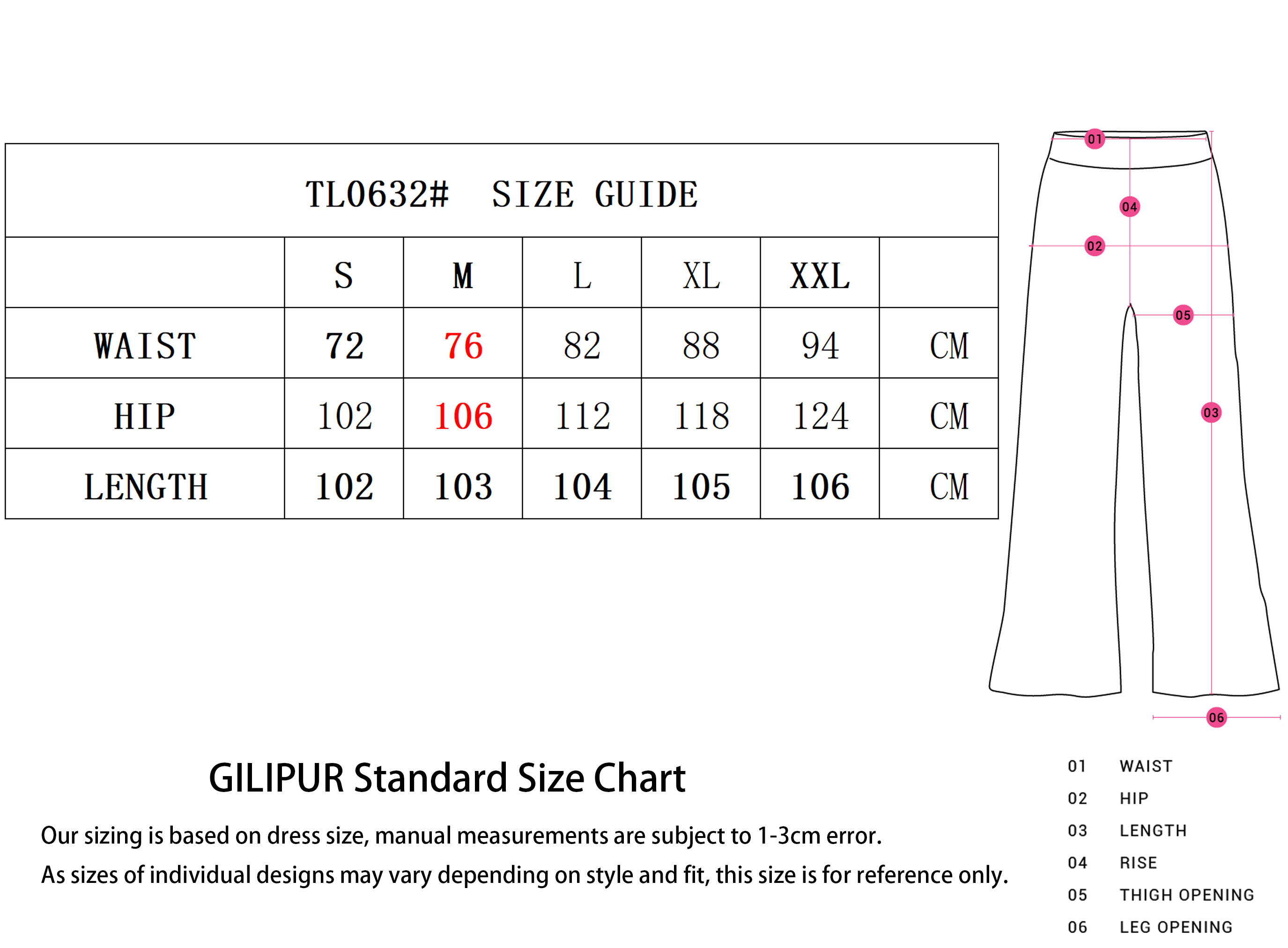 SIZE GUIDE-恢复的 拷贝