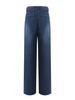 GILIPUR Dunkelblaue Vintage-Jeans mit geradem Bein und weitem Bein TL327