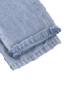 GILIPUR Blaue, locker sitzende, kniezerrissene Damenjeans TL697