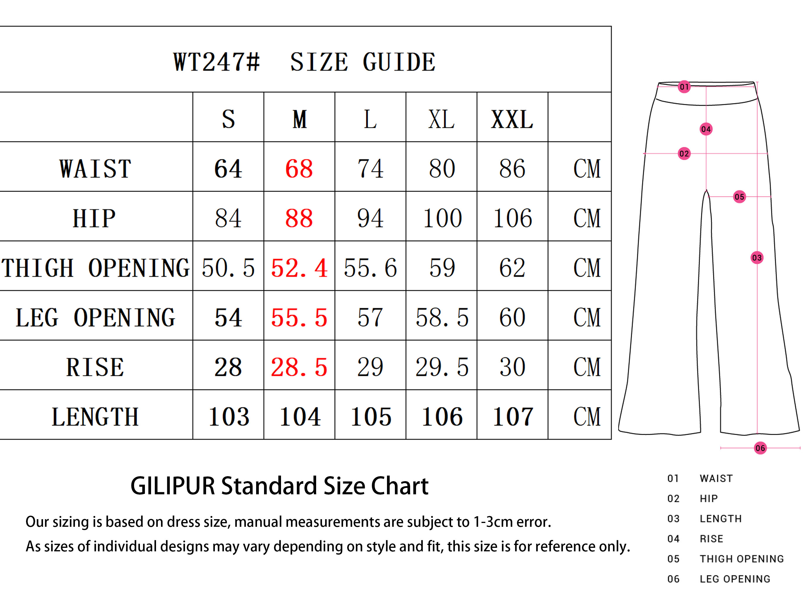 SIZE GUIDE-恢复的 拷贝