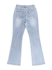 GILIPUR Hipster-Denim-Schlaghose TL0636-Blau