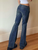 GILIPUR Vintage-Jeanshose mit hohem Bund, ausgestellt, TL0466